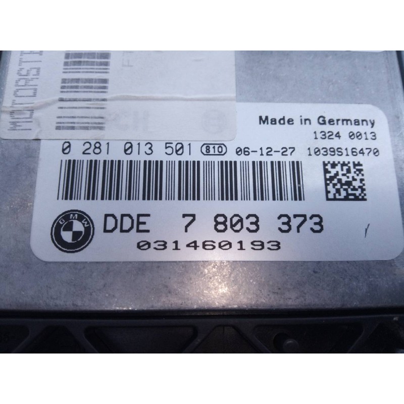 Recambio de centralita motor uce para bmw serie 3 touring (e91) 320d referencia OEM IAM 7803373 0281013501 E3-A2-24-1
