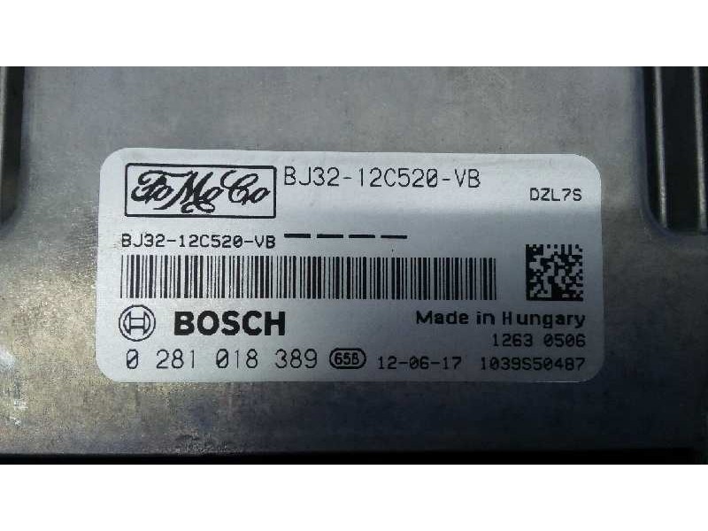 Recambio de centralita motor uce para land rover evoque prestige referencia OEM IAM BJ3212C520VB 0281018389 E3-B3-14-2