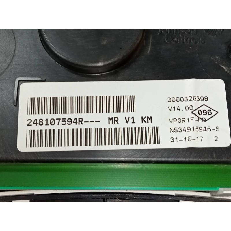 Recambio de cuadro instrumentos para dacia dokker ambiance referencia OEM IAM 248107594R  E2-A1-28-5