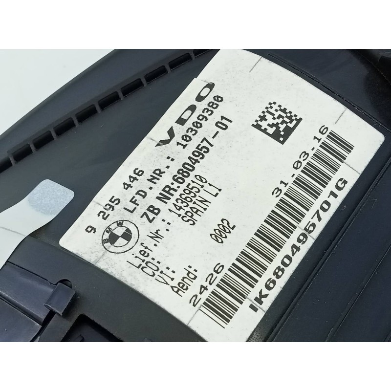 Recambio de cuadro instrumentos para bmw serie x1 (f48) sdrive18d referencia OEM IAM 9295446 680495701 E3-A2-23-2