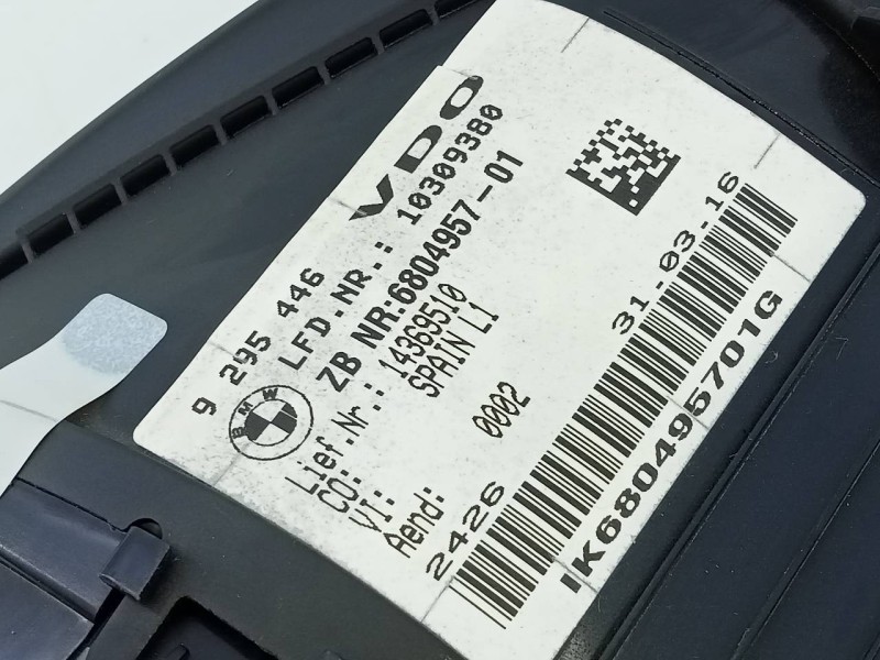 Recambio de cuadro instrumentos para bmw serie x1 (f48) sdrive18d referencia OEM IAM 9295446 680495701 E3-A2-23-2