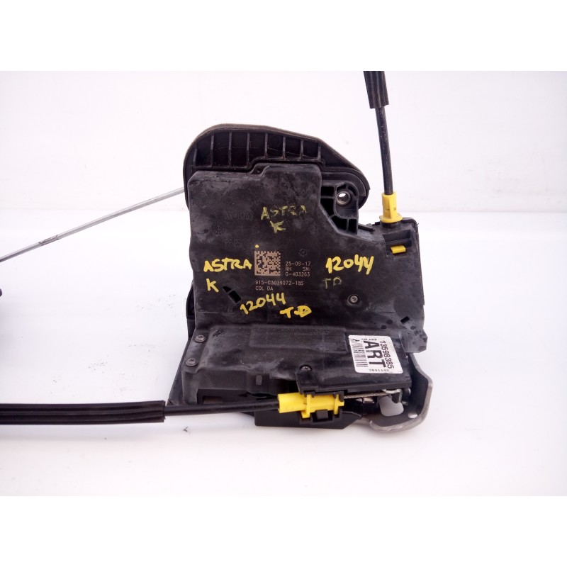 Recambio de cerradura puerta trasera derecha para opel astra k lim. 5türig dynamic referencia OEM IAM 915C303907218S  E2-B6-69-2
