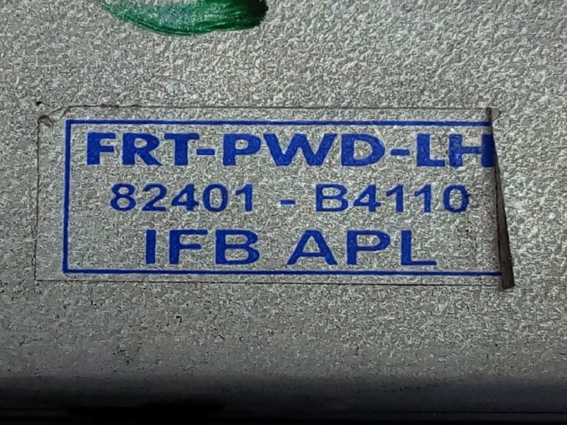 Recambio de elevalunas delantero izquierdo para hyundai i10 essence referencia OEM IAM 5F16105 82401B4110 E2-B5-40-1