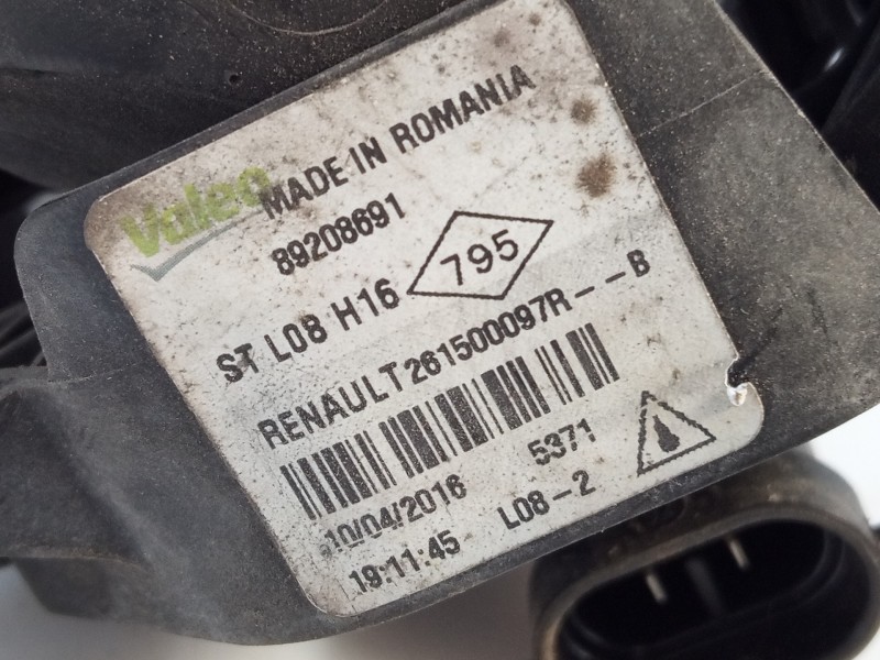 Recambio de faro antiniebla izquierdo para renault clio iv limited referencia OEM IAM 261500097R  E1-A1-43-1