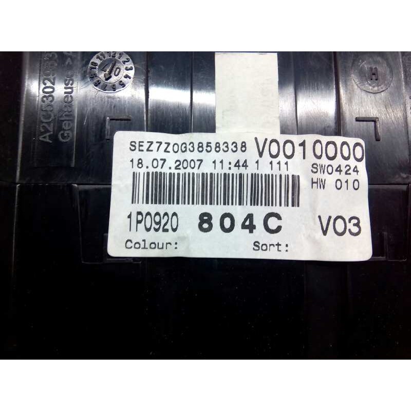 Recambio de cuadro instrumentos para seat leon (1p1) reference referencia OEM IAM 1P0920804C  E2-A1-4-3