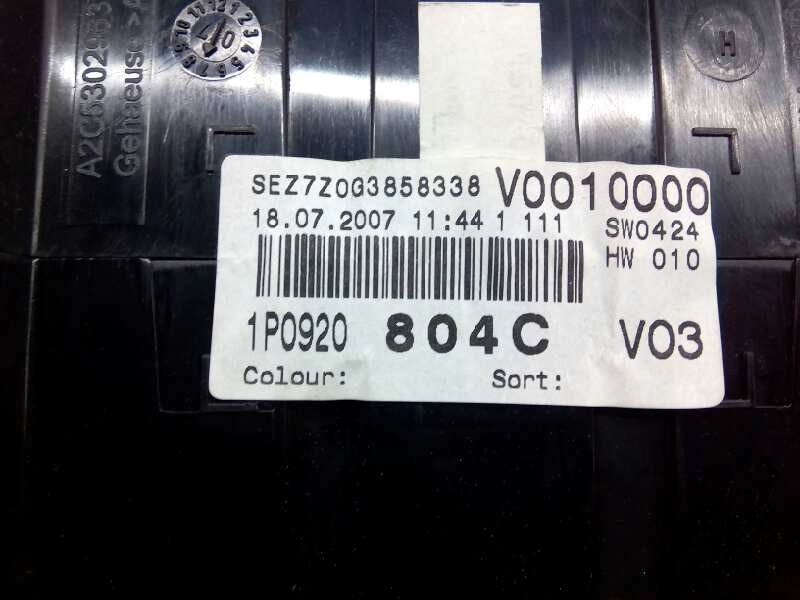 Recambio de cuadro instrumentos para seat leon (1p1) reference referencia OEM IAM 1P0920804C  E2-A1-4-3