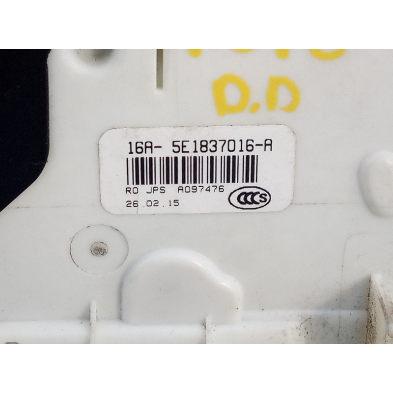 Recambio de cerradura puerta delantera derecha para volkswagen passat lim. (3g2) edition bmt referencia OEM IAM 5E1837016R 52768
