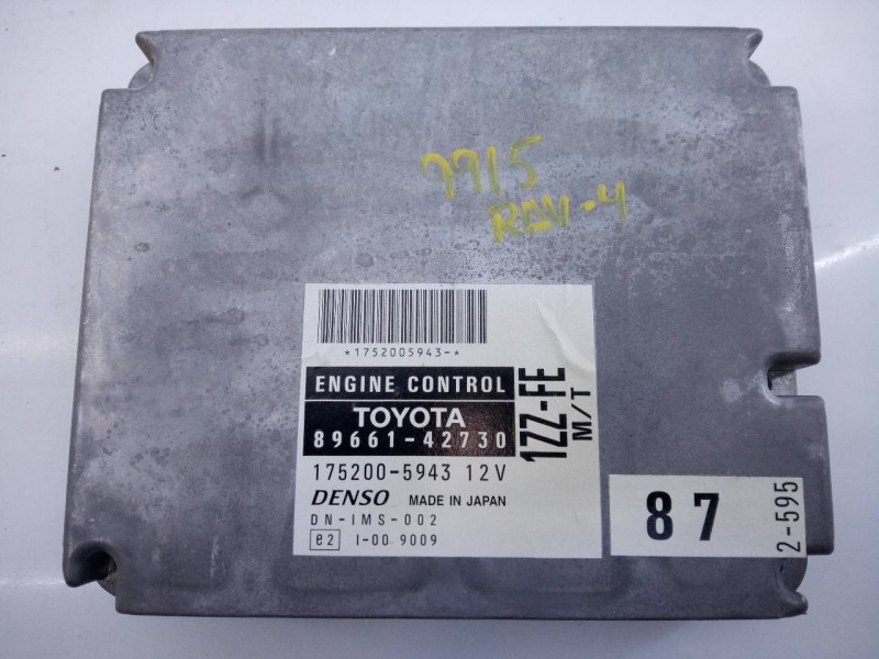 Recambio de centralita motor uce para toyota rav 4 (a2) 1.8 luna referencia OEM IAM 8966142730 1752005943 E3-B2-18-1