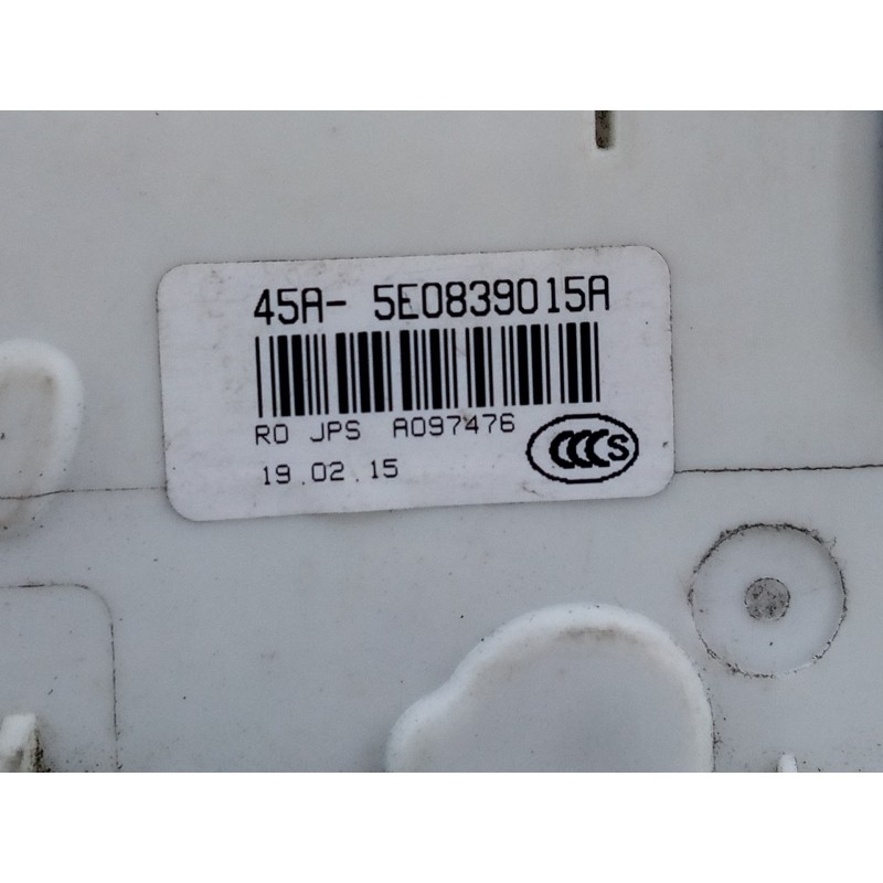 Recambio de cerradura puerta trasera izquierda para volkswagen passat lim. (3g2) edition bmt referencia OEM IAM 45A5E0839015A A0