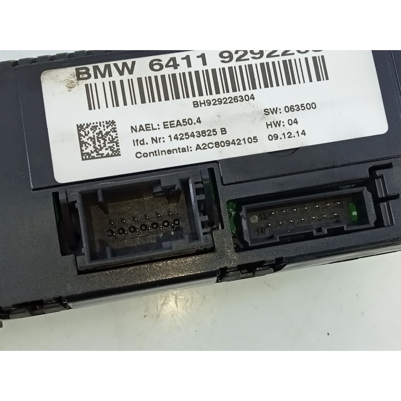 Recambio de mando climatizador para bmw x1 (e84) sdrive 18d referencia OEM IAM 6411929226304  E3-A2-24-1