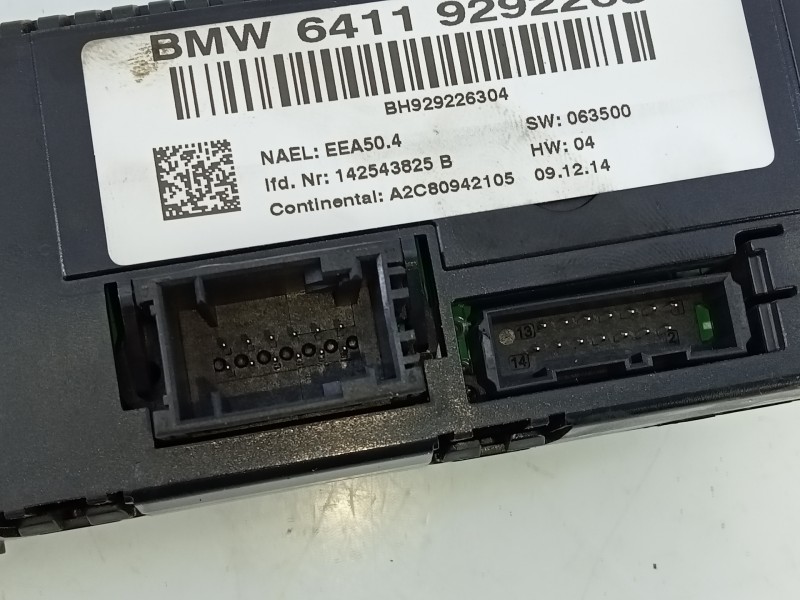 Recambio de mando climatizador para bmw x1 (e84) sdrive 18d referencia OEM IAM 6411929226304  E3-A2-24-1