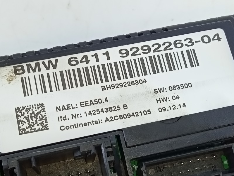 Recambio de mando climatizador para bmw x1 (e84) sdrive 18d referencia OEM IAM 6411929226304  E3-A2-24-1