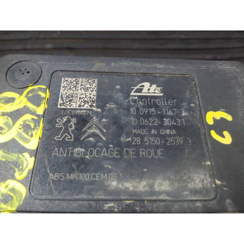 Recambio de abs para citroën c3 selection referencia OEM IAM 9802460680  P3-A8-8-3