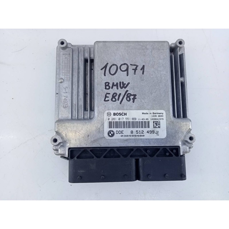 Recambio de centralita motor uce para bmw serie 1 berlina (e81/e87) 116d referencia OEM IAM DDE85125901 0281017551 E3-A2-23-4