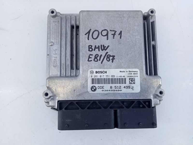 Recambio de centralita motor uce para bmw serie 1 berlina (e81/e87) 116d referencia OEM IAM DDE85125901 0281017551 E3-A2-23-4