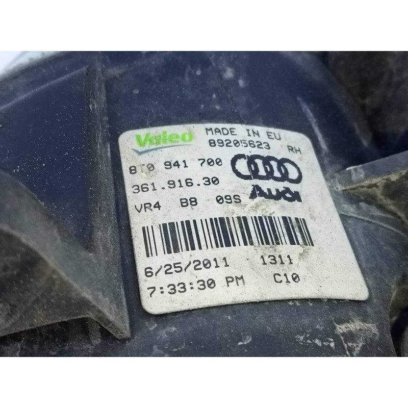 Recambio de faro antiniebla derecho para audi a5 sportback (8t) 2.0 tdi (105kw) referencia OEM IAM 8T0941700  E1-B6-55-2