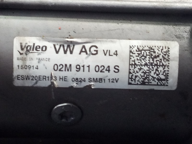 Recambio de motor arranque para volkswagen passat lim. (3g2) edition bmt referencia OEM IAM 02M911024S 150914 P3-B8-4-3