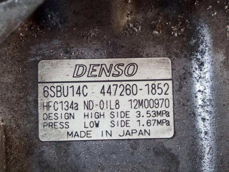 Recambio de compresor aire acondicionado para bmw serie 1 berlina (e81/e87) 116d referencia OEM IAM 4472601852 6SBU14C P3-A2-3-3