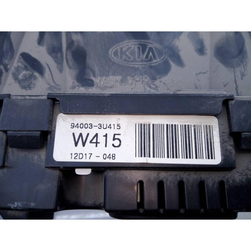Recambio de cuadro instrumentos para kia sportage concept 4x2 referencia OEM IAM 940033U415  E3-A3-40-1