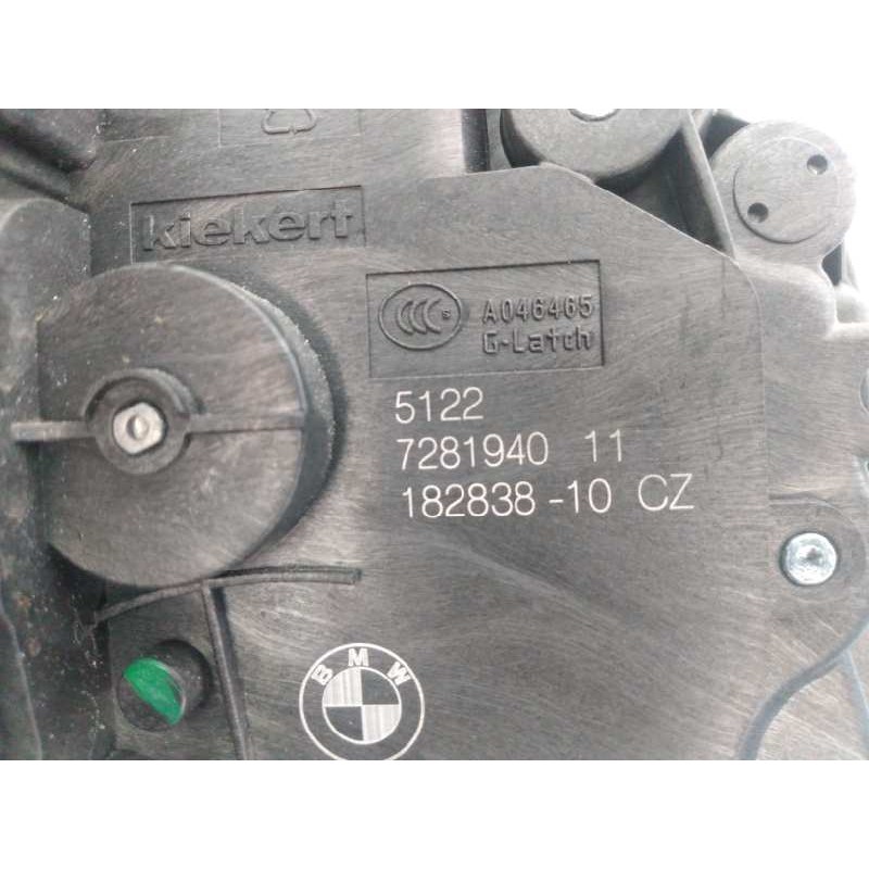 Recambio de cerradura puerta trasera derecha para bmw serie x1 (f48) xdrive18d referencia OEM IAM 5122728194011 18283810CZ E1-A3