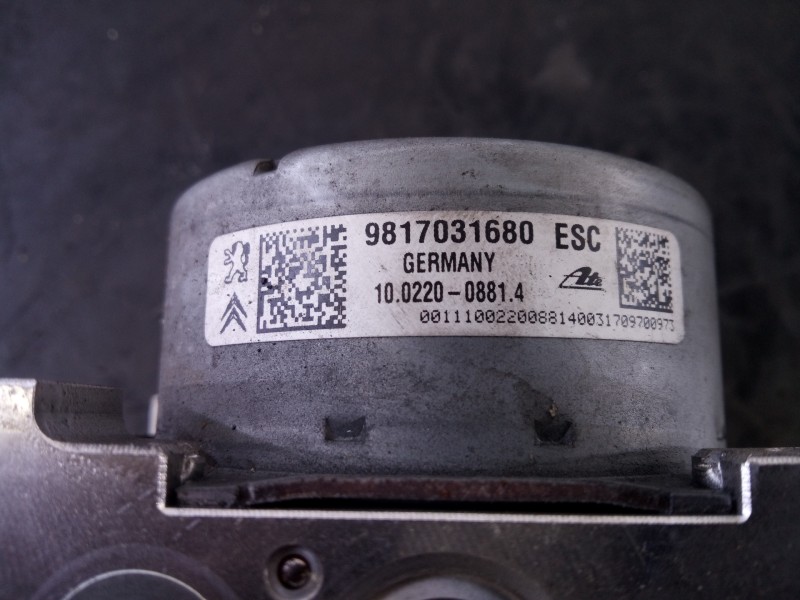 Recambio de abs para citroën c-elysée shine referencia OEM IAM 9817031680  P3-A8-18-4