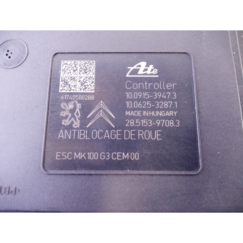 Recambio de abs para citroën c-elysée shine referencia OEM IAM 9817031680  P3-A8-18-4