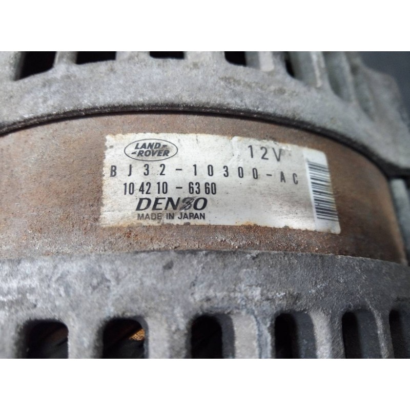 Recambio de alternador para land rover evoque prestige referencia OEM IAM BJ3210300AC 1042106360 P3-B5-14-3
