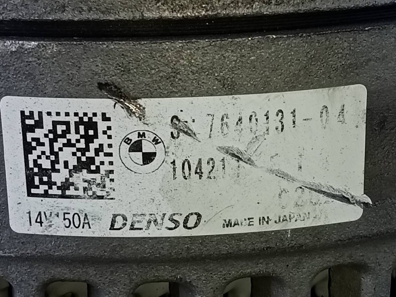 Recambio de alternador para bmw serie 3 touring (f31) 320d efficientdynamics edition referencia OEM IAM 764013104  P3-B5-12-2