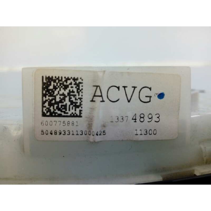 Recambio de cuadro instrumentos para opel zafira tourer selective referencia OEM IAM 13374893  E3-A5-17-5