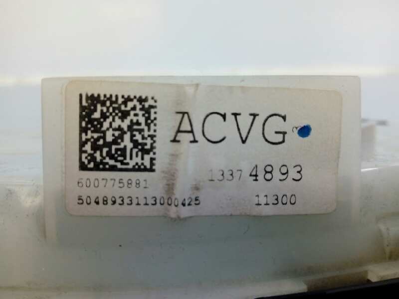 Recambio de cuadro instrumentos para opel zafira tourer selective referencia OEM IAM 13374893  E3-A5-17-5