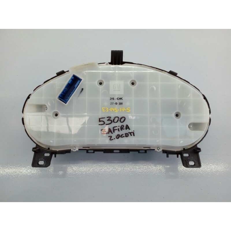 Recambio de cuadro instrumentos para opel zafira tourer selective referencia OEM IAM 13374893  E3-A5-17-5