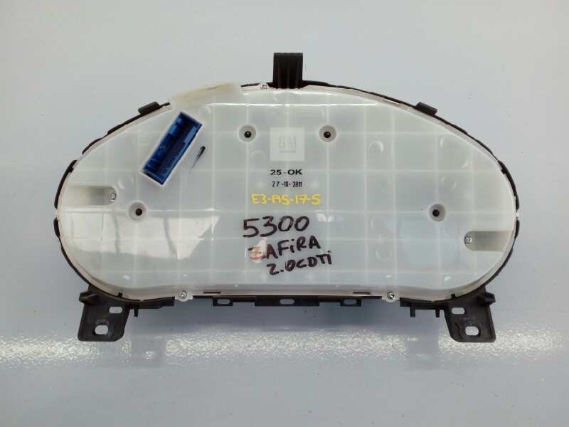 Recambio de cuadro instrumentos para opel zafira tourer selective referencia OEM IAM 13374893  E3-A5-17-5