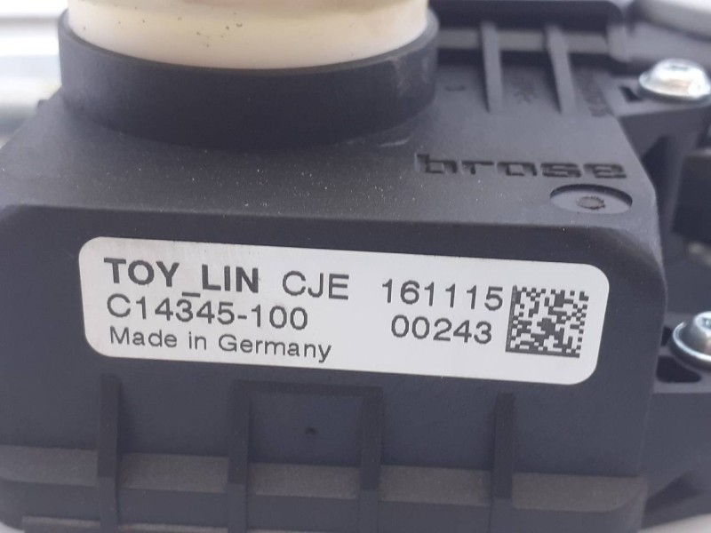 Recambio de elevalunas trasero izquierdo para toyota auris active referencia OEM IAM   E2-B4-8-2