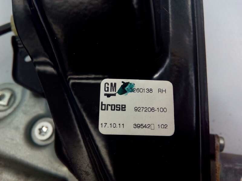 Recambio de elevalunas delantero derecho para opel zafira tourer selective referencia OEM IAM 13260138 927206100 E2-B6-3-2
