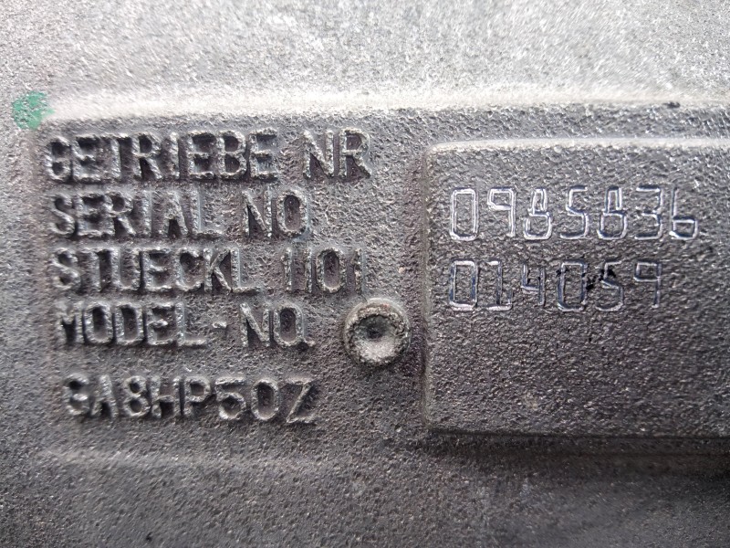 Recambio de caja cambios para bmw serie 3 touring (f31) 320d efficientdynamics edition referencia OEM IAM GA8HP50Z 0985936 M1-A2