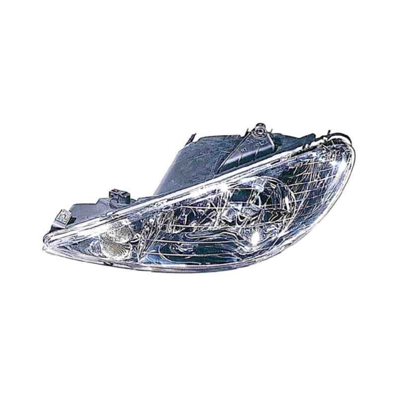 Recambio de faro derecho para peugeot 206 4-trg. referencia OEM IAM 11544004 NUEVO T2-5-B2-1