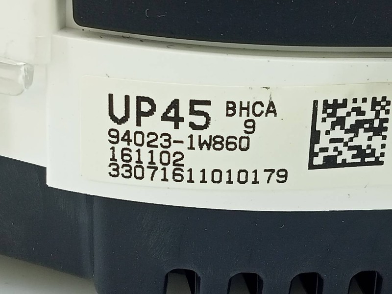 Recambio de cuadro instrumentos para kia rio concept referencia OEM IAM 940231W860 161102 E3-A3-23-3