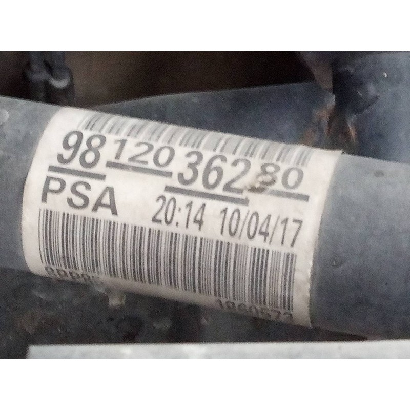 Recambio de transmision delantera izquierda para citroën c-elysée shine referencia OEM IAM 9812036280  