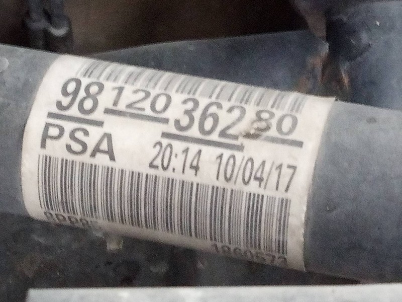 Recambio de transmision delantera izquierda para citroën c-elysée shine referencia OEM IAM 9812036280  