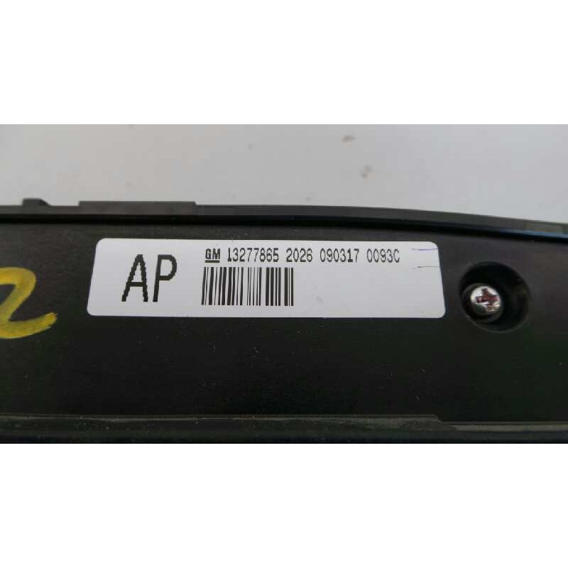Recambio de mando climatizador para opel insignia berlina excellence referencia OEM IAM 1327786520260903170093C  E3-A5-17-5