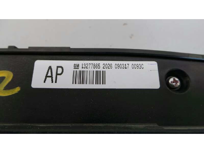 Recambio de mando climatizador para opel insignia berlina excellence referencia OEM IAM 1327786520260903170093C  E3-A5-17-5