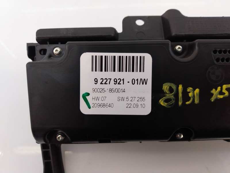 Recambio de mando climatizador para bmw x5 (e70) xdrive40d referencia OEM IAM 922792101 900251850014 E3-A2-35-4