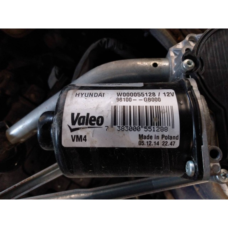 Recambio de motor limpia delantero para hyundai i20 trend referencia OEM IAM 98100GB000  