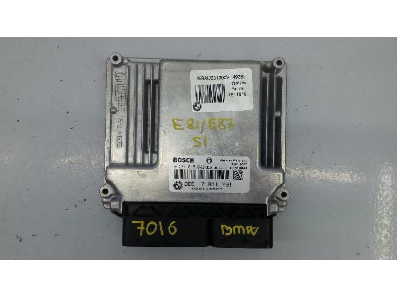 Recambio de centralita motor uce para bmw serie 1 berlina (e81/e87) 118d referencia OEM IAM 7811701 0281015042 E3-A2-36-3