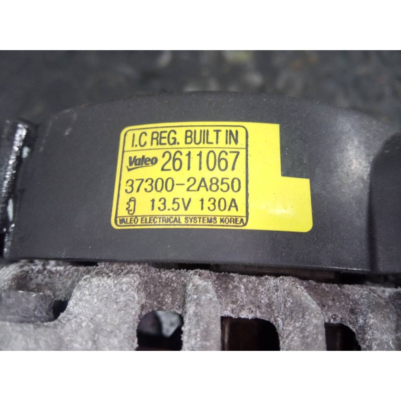 Recambio de alternador para kia sportage concept 4x2 referencia OEM IAM 373002A850  P3-A5-2-3