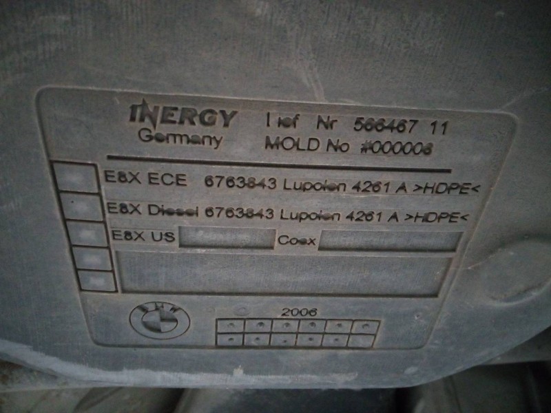 Recambio de deposito combustible para bmw serie 1 berlina (e81/e87) 118d referencia OEM IAM 56646711  
