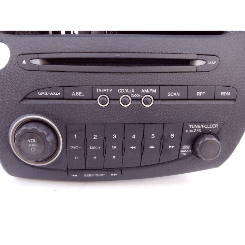 Recambio de sistema audio / radio cd para honda civic berlina 5 (fk) 2.2 i-ctdi comfort referencia OEM IAM 39100SMGG016M1  E3-B5
