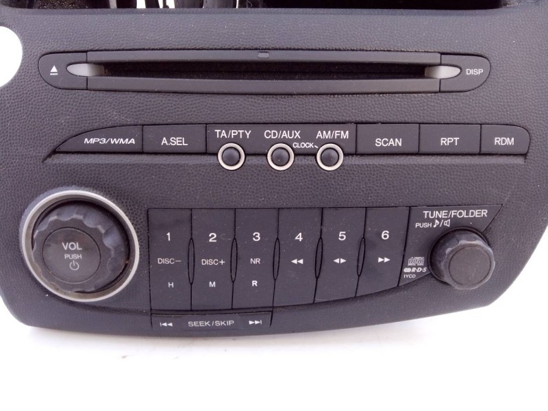 Recambio de sistema audio / radio cd para honda civic berlina 5 (fk) 2.2 i-ctdi comfort referencia OEM IAM 39100SMGG016M1  E3-B5