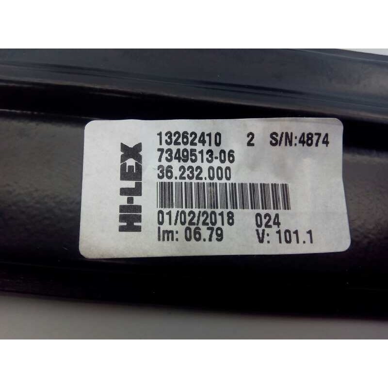 Recambio de elevalunas delantero izquierdo para bmw serie x1 (f48) sdrive18d referencia OEM IAM 13262410 734951306 E1-A3-10-1