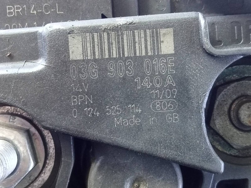 Recambio de alternador para audi a4 ber. (b8) básico referencia OEM IAM 03G903016E  P3-B5-17-3